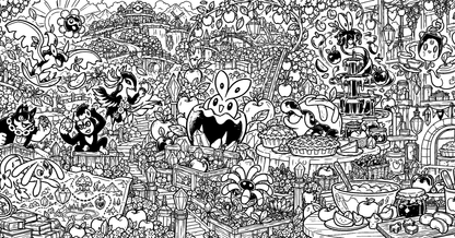 Gem Pack Vol. 6 Simplified Chinese connected coloring mural preview