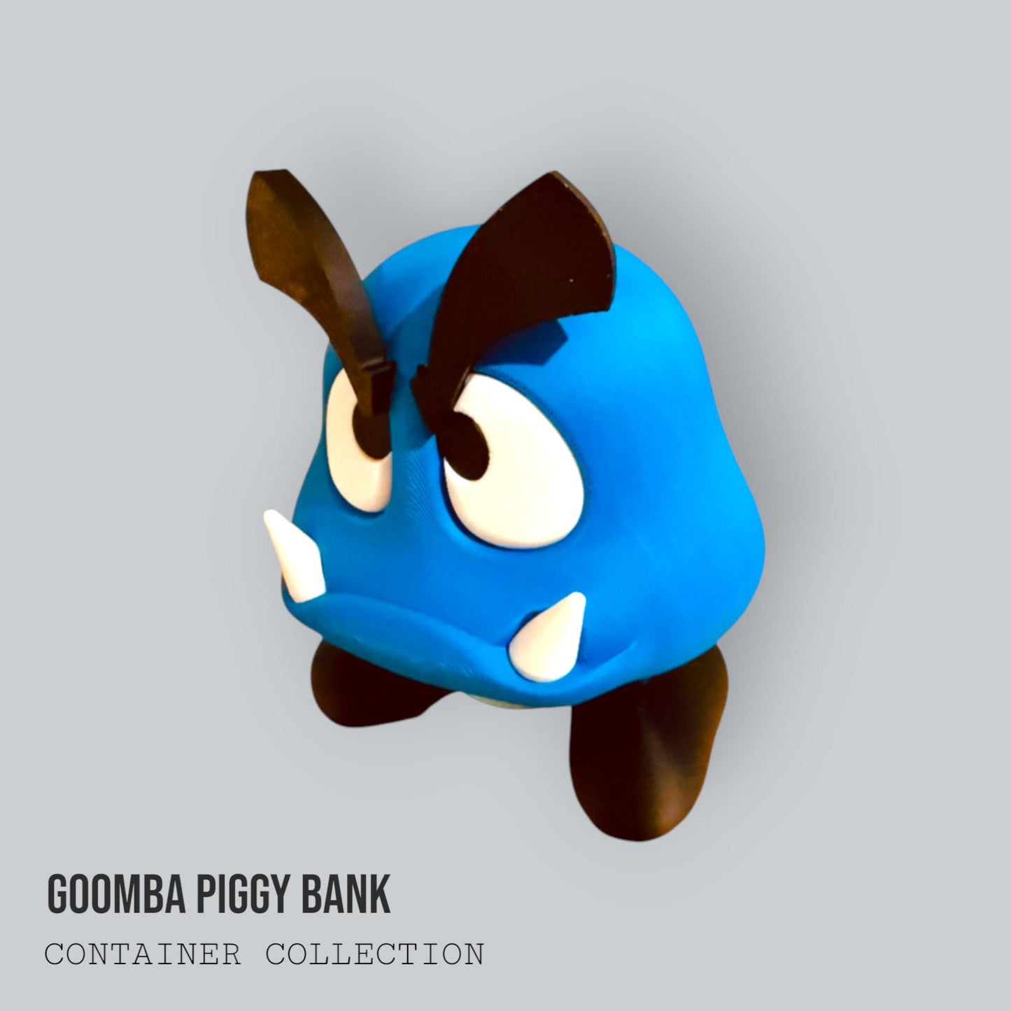 Goomba Piggy Bank, Retro Gaming Video Game Decor, Savings Jar, Super Mario Collector Gift