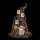 Witchstead Haunted Hat House Lamp: Spooky Halloween Table Decor
