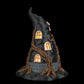 Witchstead Haunted Hat House Lamp: Spooky Halloween Table Decor