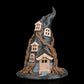 Witchstead Haunted Hat House Lamp: Spooky Halloween Table Decor