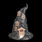 Witchstead Haunted Hat House Lamp: Spooky Halloween Table Decor