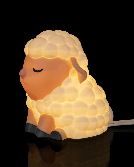 Cozy Sheep Table Lamp: Nursery Night Light, Gamer Desk Decor