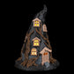 Witchstead Haunted Hat House Lamp: Spooky Halloween Table Decor