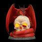 Necrodragon Skull Lamp: Gothic Dragon Table Light