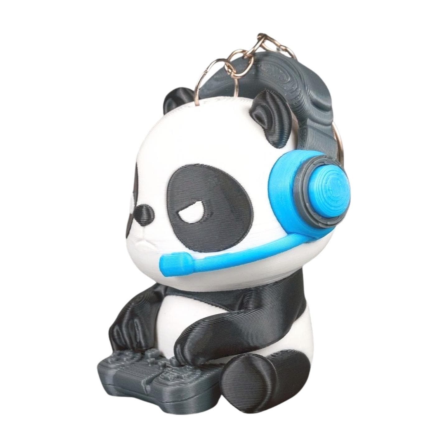 Panda Keychain Collection | Cute 3D Printed Panda Charms | Gamer Panda, Bamboo Panda, Zen Panda & More | Handmade Gift