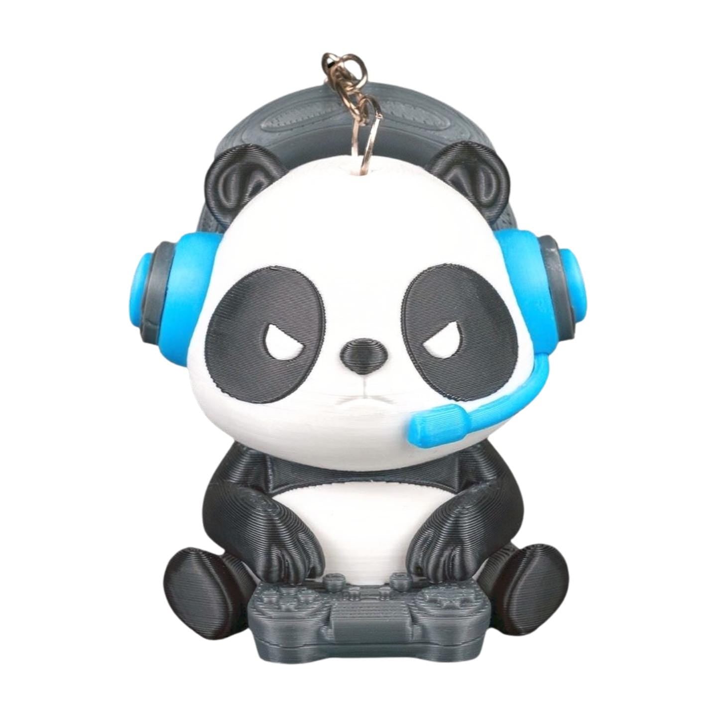Panda Keychain Collection | Cute 3D Printed Panda Charms | Gamer Panda, Bamboo Panda, Zen Panda & More | Handmade Gift