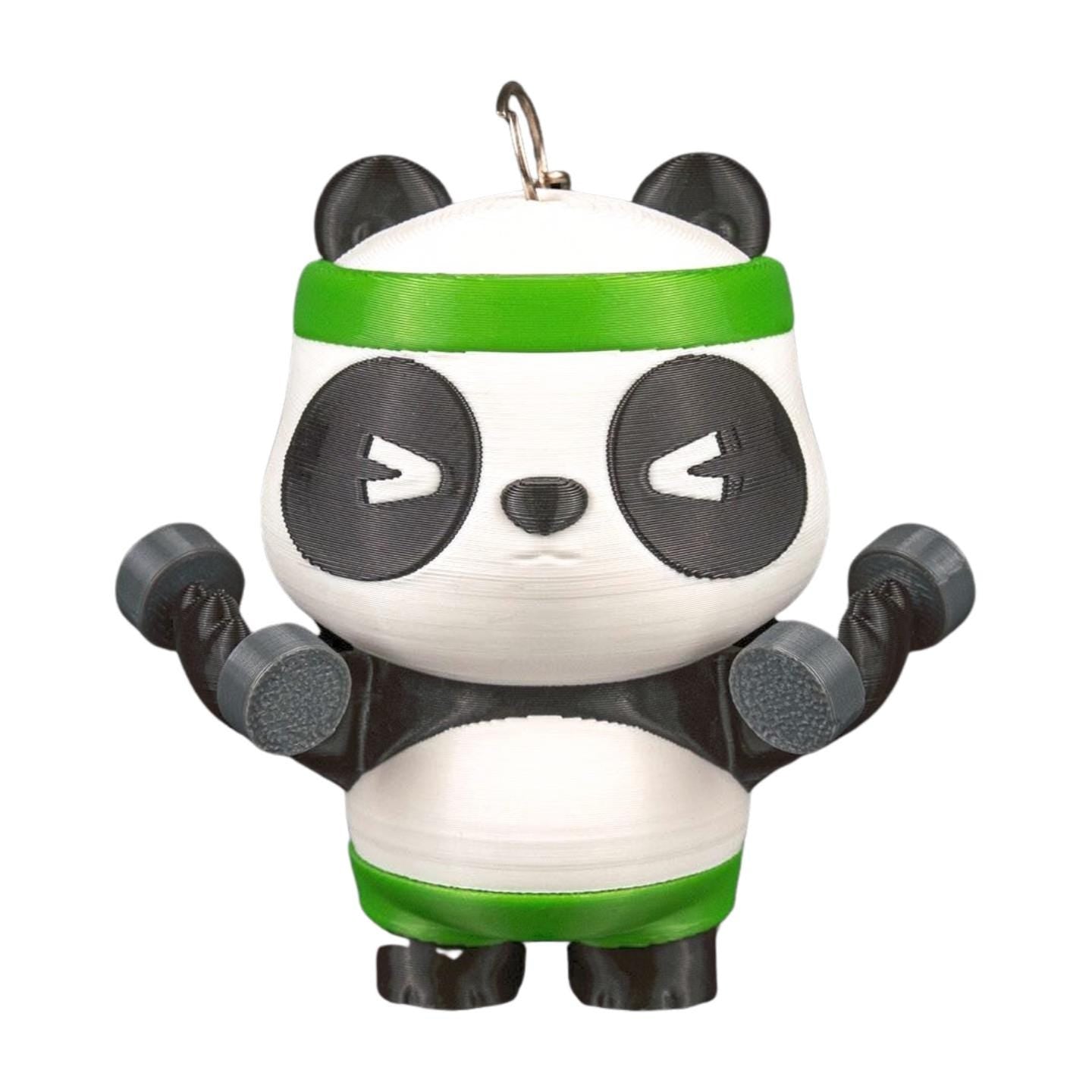 Panda Keychain Collection | Cute 3D Printed Panda Charms | Gamer Panda, Bamboo Panda, Zen Panda & More | Handmade Gift