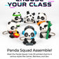 Panda Keychain Collection | Cute 3D Printed Panda Charms | Gamer Panda, Bamboo Panda, Zen Panda & More | Handmade Gift
