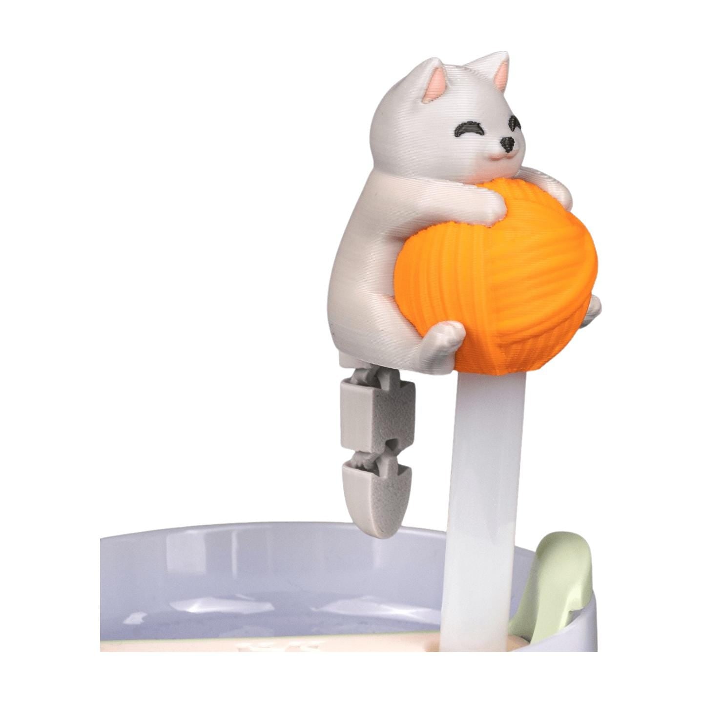 3D Printed Straw Topper with Charm | Reusable Cup Accessory