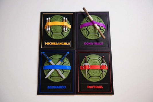 Ninja Turtle Inspired Display Shell | Gamer Room Decor