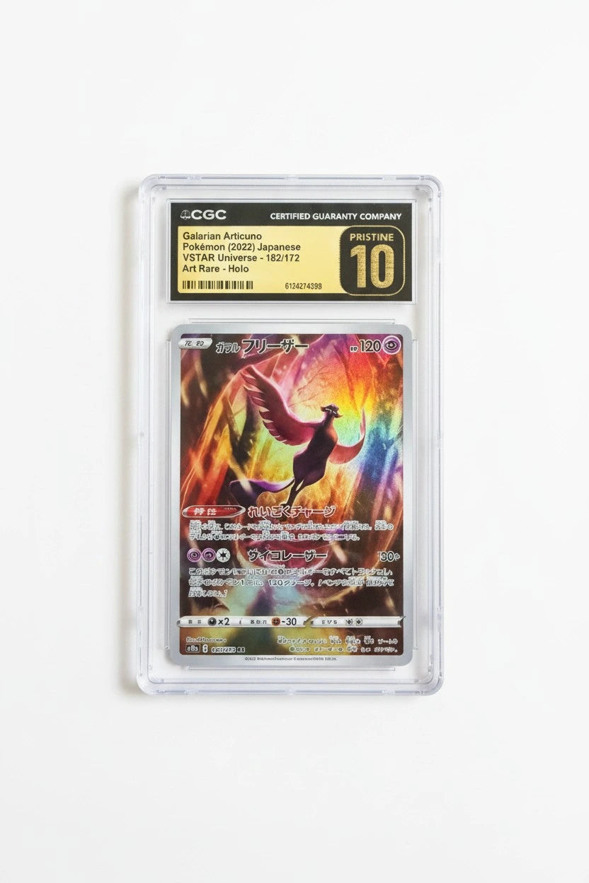 Galarian Articuno - Pokemon Japanese Vstar Universe #182 CGC 10P