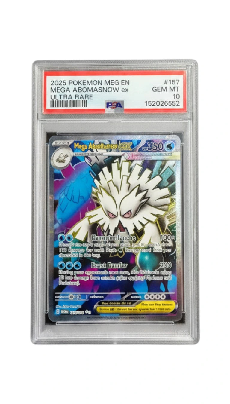Mega Abomasnow Ex - Pokemon Mega Evolution #157 PSA 10