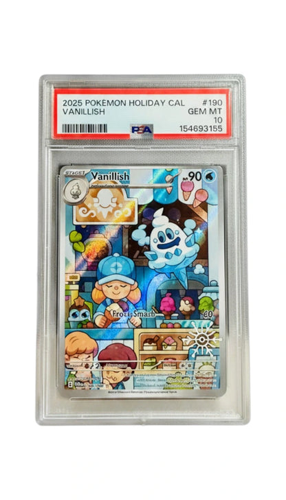 Vanillish [Holiday Calendar] - Pokemon Promo #190 PSA 10