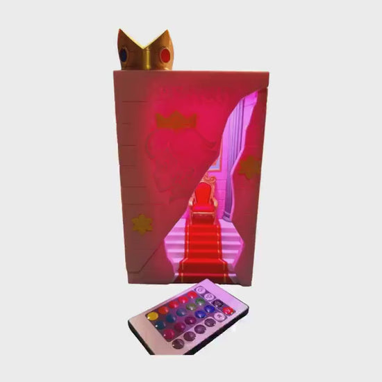 Broken Brick LED Display | 3D Printed Gaming Diorama Light | Retro Game Wall or Desk Decor Light Box