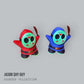 Shy Guy Jason Themed Collectible Figurine, Handmade Gaming Desk Decor, Retro Pixel Art Present