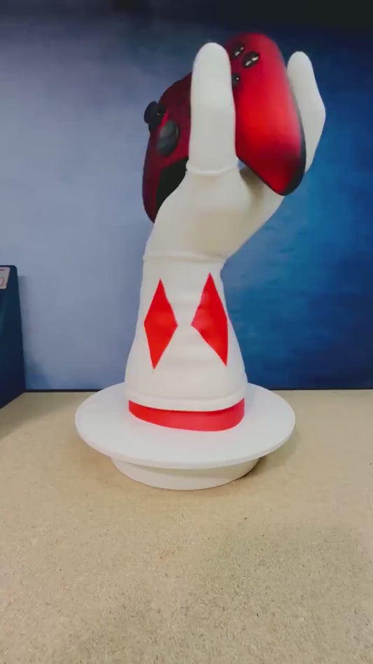 Power Ranger Controller & Headphone Holder (Pink, Red, Yellow, Black) | PS5, PS4, Xbox Desk Decor | Nostalgic Gaming Accessory