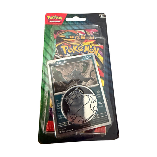 Pokémon TCG Zarude 2-Pack Blister — Snorlax Coin — original product photograph on a white background